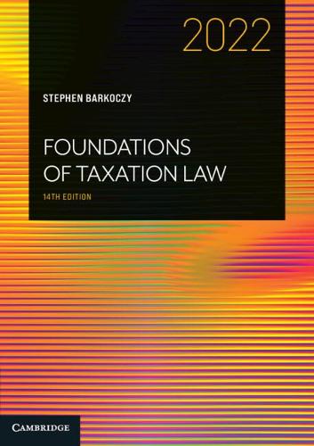 Foundations of Taxation Law 2022.