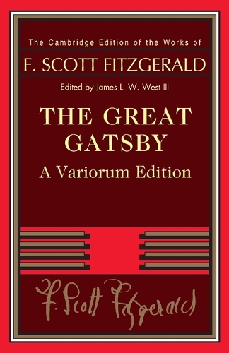 The Great Gatsby - Variorum Edition.