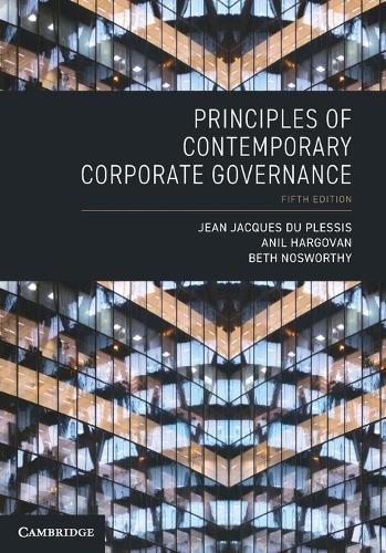 Principles of Contemporary Corporate Governance.