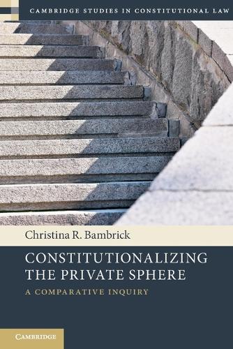 Constitutionalizing the Private Sphere: A Comparative Inquiry.