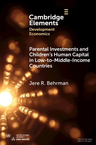 Parental Investments and Children's Human Capital in Low-to-Middle-Income Countries.