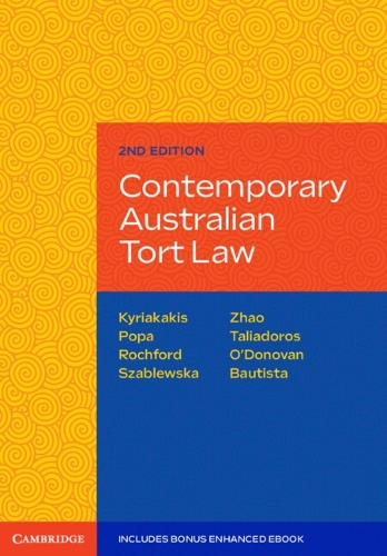 Contemporary Australian Tort Law.