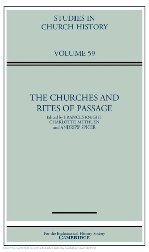 The Churches and Rites of Passage.