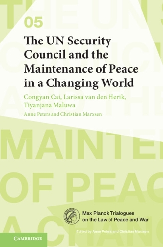 The UN Security Council and the Maintenance of Peace in a Changing World.