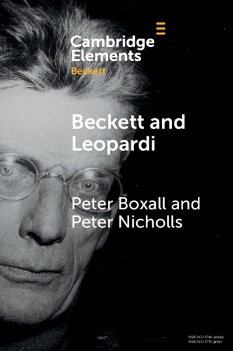 Beckett and Leopardi.