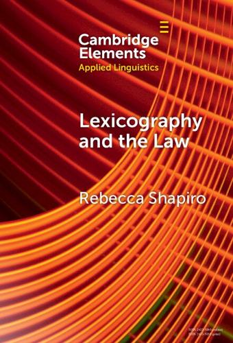 Lexicography and the Law