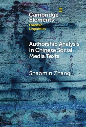 Authorship Analysis in Chinese Social Media Texts.