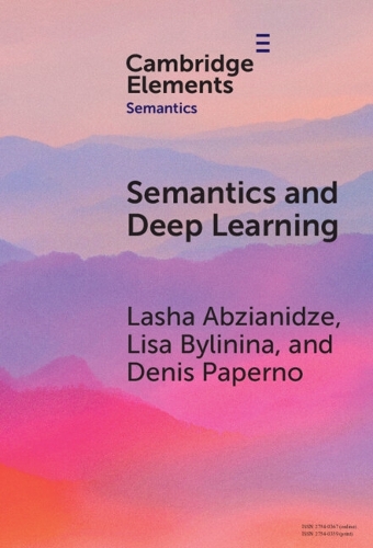 Semantics and Deep Learning.