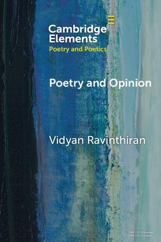 Poetry and Opinion.
