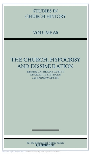 The Church, Hypocrisy and Dissimulation.
