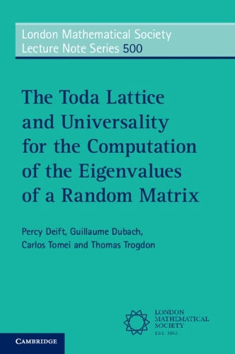 The Toda Lattice and Universality for the Computation of the Eigenvalues of a Random Matrix.