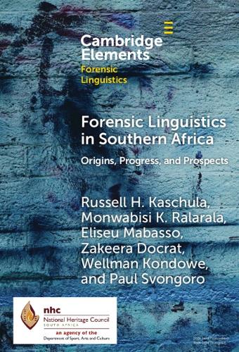 Forensic Linguistics in Southern Africa