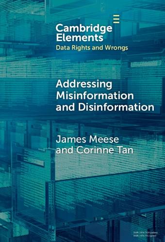 Addressing Misinformation and Disinformation.
