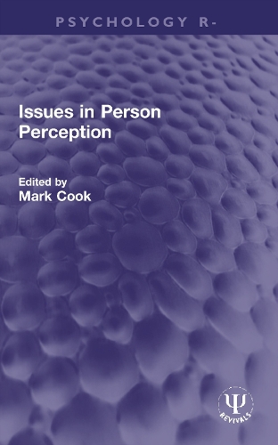 Issues in Person Perception.