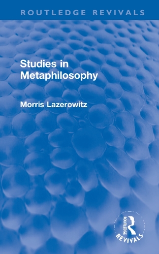 Studies in Metaphilosophy.