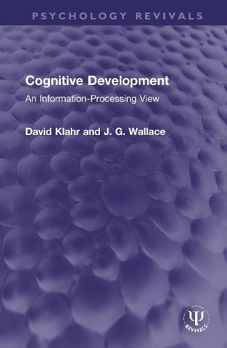 Cognitive Development: An Information-Processing View.