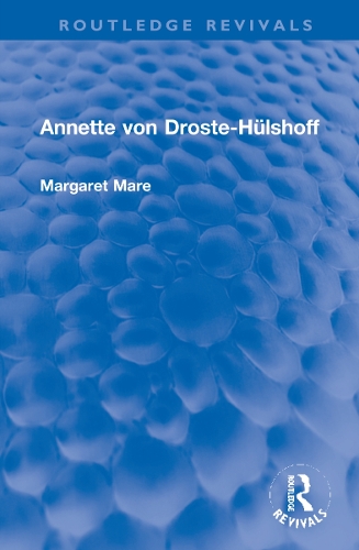 Annette von Droste-Huelshoff.