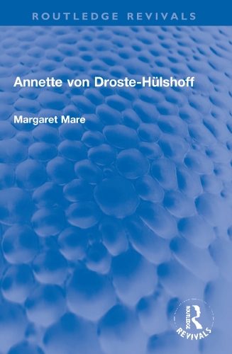 Annette von Droste-Huelshoff.