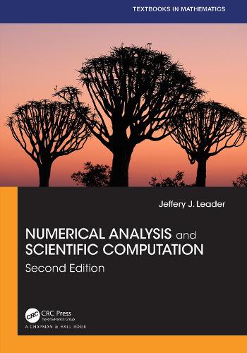 Numerical Analysis and Scientific Computation.