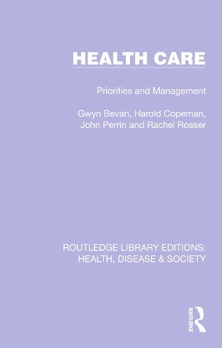 Health Care: Priorities and Management.