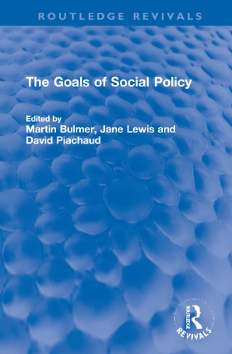 The Goals of Social Policy.