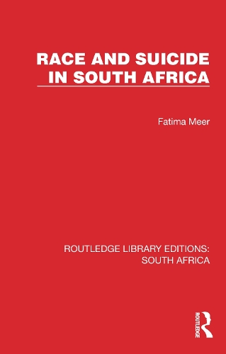 Race and Suicide in South Africa.