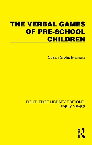 The Verbal Games of Pre-school Children.