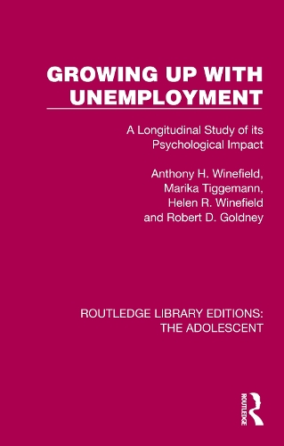 Growing Up with Unemployment: A Longitudinal Study of its Psychological Impact.