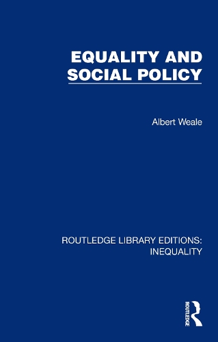 Equality and Social Policy.