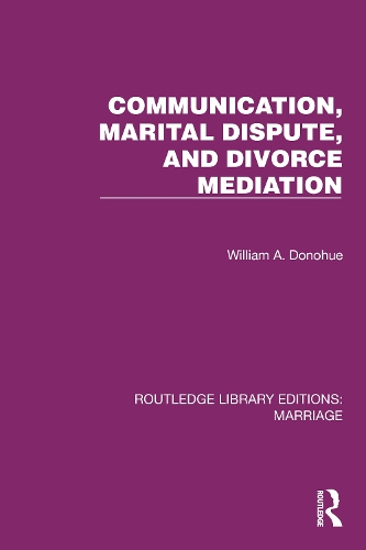 Communication, Marital Dispute, and Divorce Mediation.