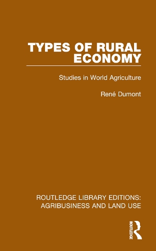 Types of Rural Economy: Studies in World Agriculture.
