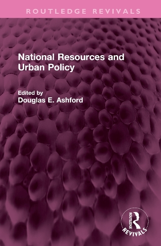 National Resources and Urban Policy.