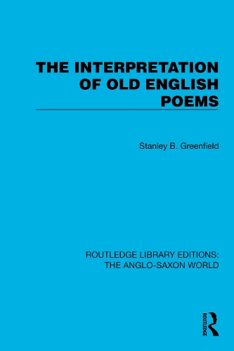 The Interpretation of Old English Poems.