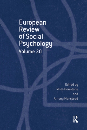 European Review of Social Psychology: Volume 30.