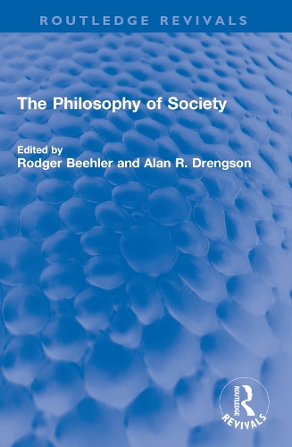 The Philosophy of Society.