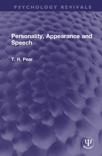 Personality, Appearance and Speech.