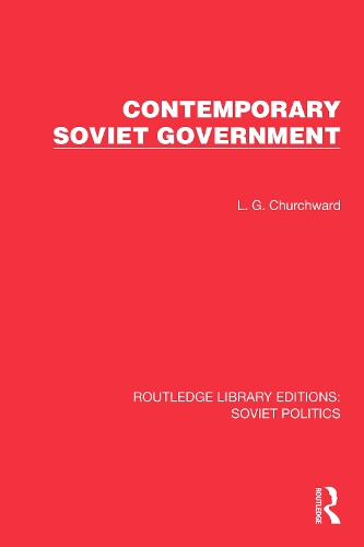 Contemporary Soviet Government.