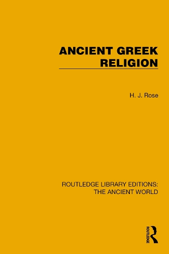 Ancient Greek Religion.