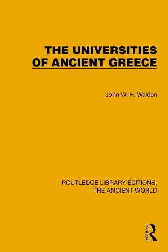 The Universities of Ancient Greece.