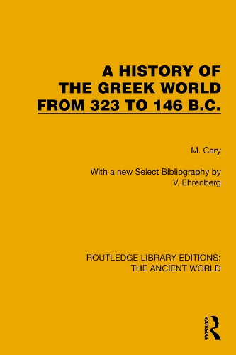 A History of the Greek World from 323 to 146 B.C..