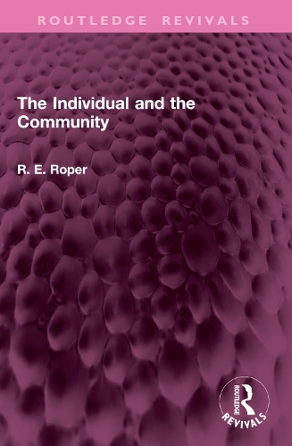 The Individual and the Community.