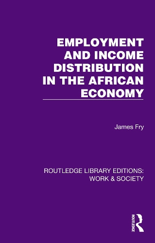 Employment and Income Distribution in the African Economy.