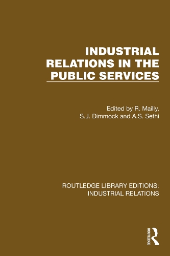 Industrial Relations in the Public Services.