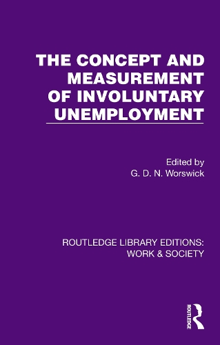 The Concept and Measurement of Involuntary Unemployment.