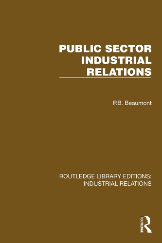Public Sector Industrial Relations.