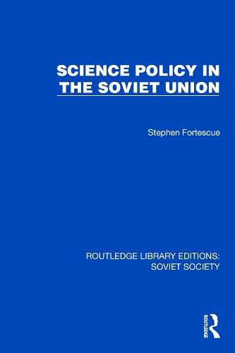 Science Policy in the Soviet Union.