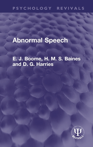 Abnormal Speech.