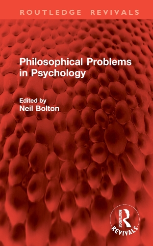 Philosophical Problems in Psychology.