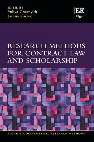 Research Methods for Contract Law and Scholarship.