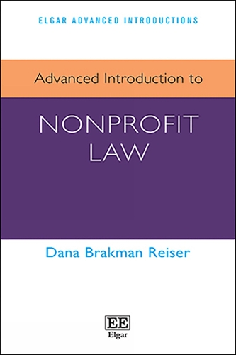 Advanced Introduction to Nonprofit Law.